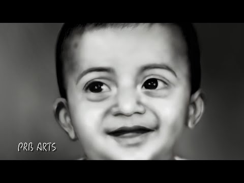 Portrait painting | Speedpaint | Digital painting | Baby face painting