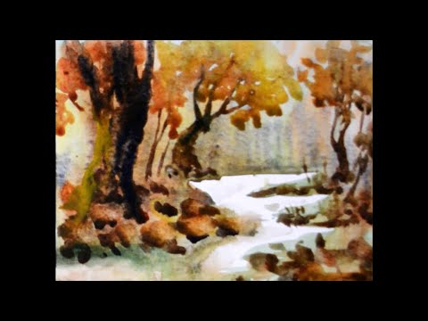 How To Create A Watercolor Landscape Painting Tips And Techniques | PRB ARTS