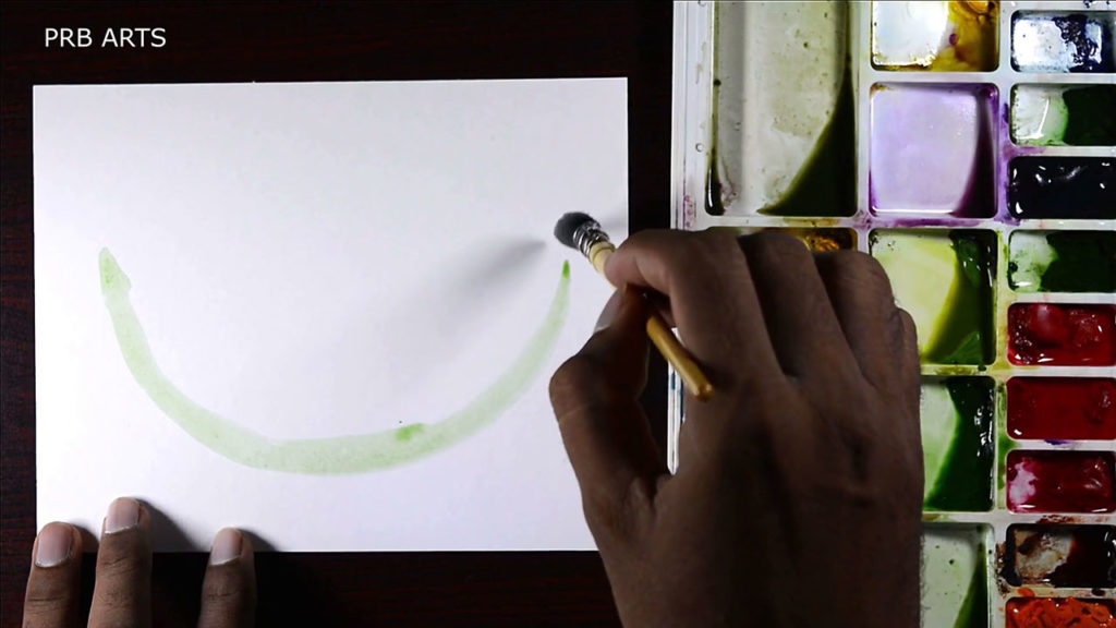 watermelon watercolor painting tutorial