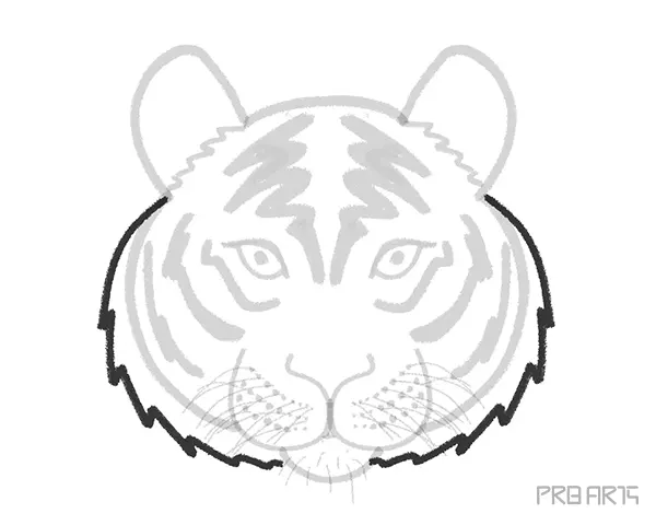 Illustration Of A Tiger Face Royalty Free SVG, Cliparts, Vectors, and Stock  Illustration. Image 20892022.
