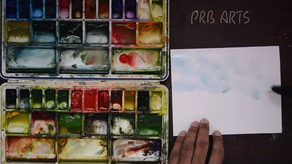 how to start a watercolor painting