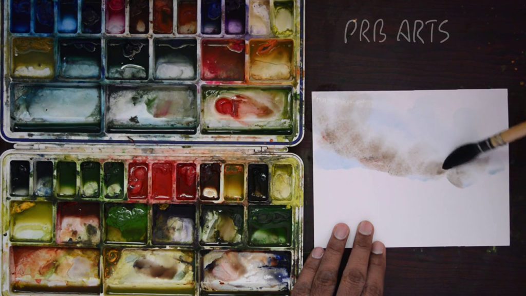 how to start a watercolor painting