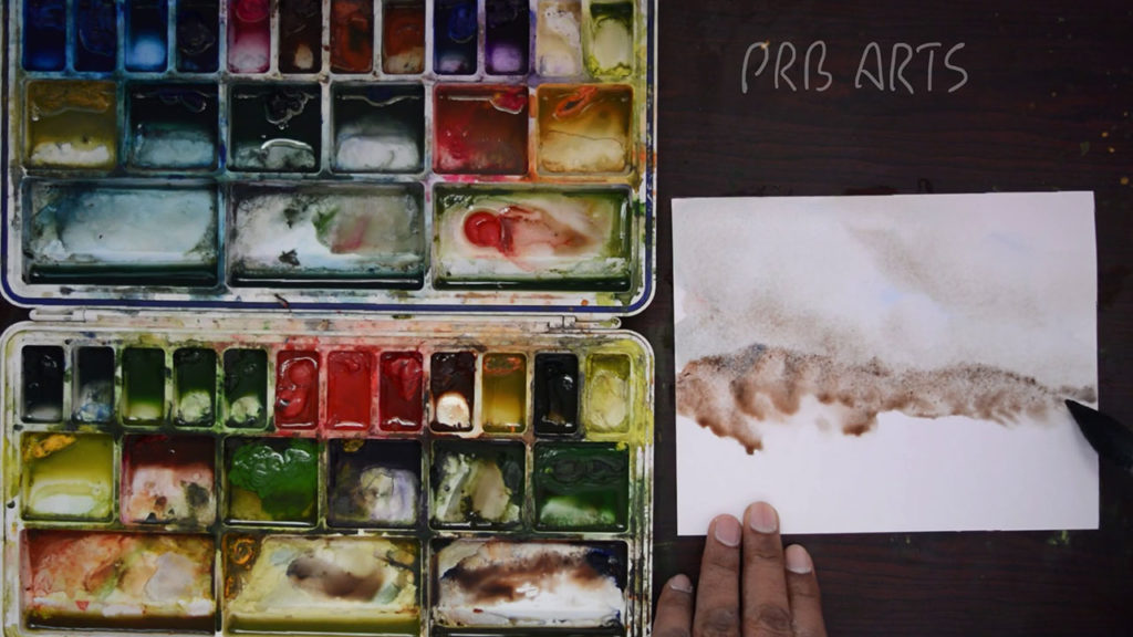 how to start a watercolor painting