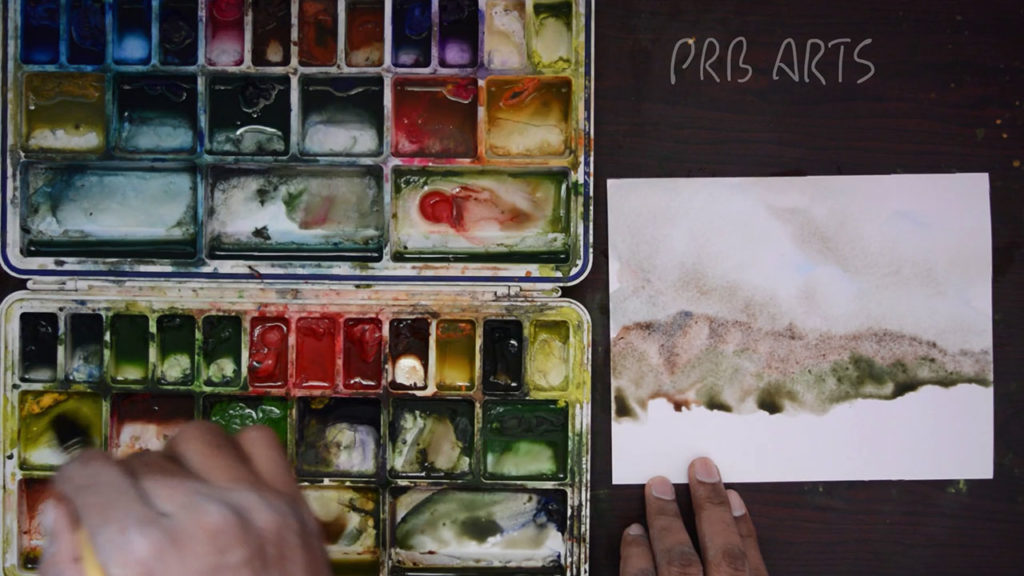 how to start a watercolor painting