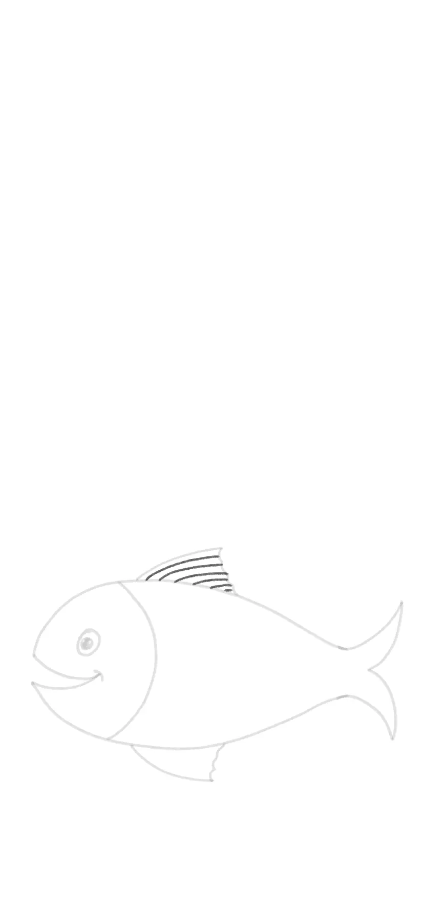 How to Draw an Easy Fish Step by Step-saigonsouth.com.vn