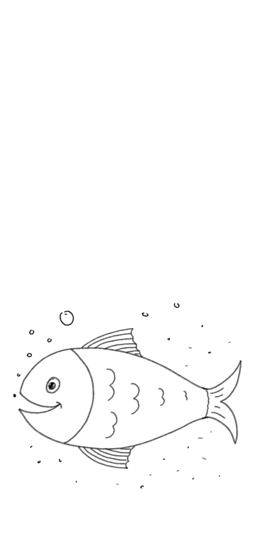 How to Draw a Fish for Kids - How to Draw Easy-saigonsouth.com.vn