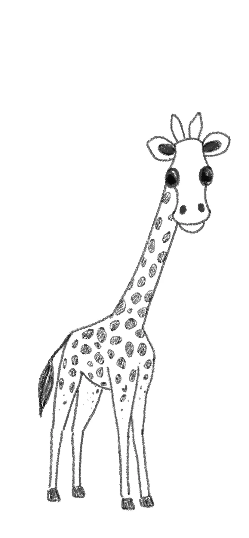 Giraffe Drawing by QZJavs on DeviantArt