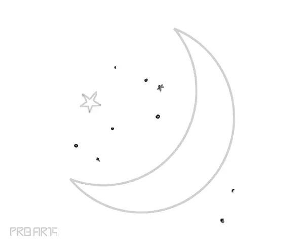 moon drawings for kids