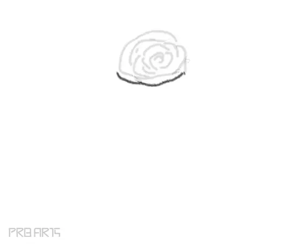 rose drawing step by step tutorial - step 10