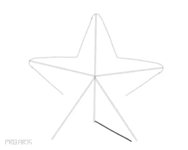 starfish drawing -step by step tutorial guide for beginners - step 12