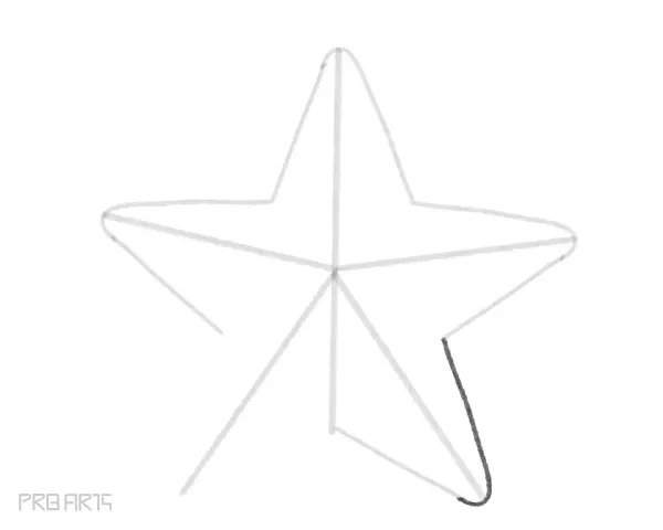 starfish drawing -step by step tutorial guide for beginners - step 13