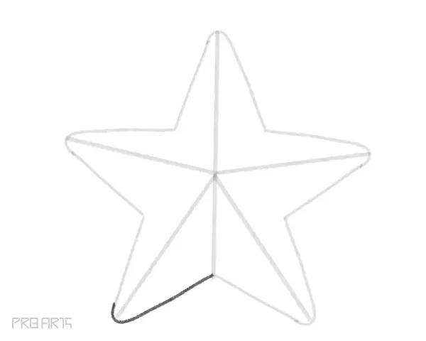 starfish drawing -step by step tutorial guide for beginners - step 15