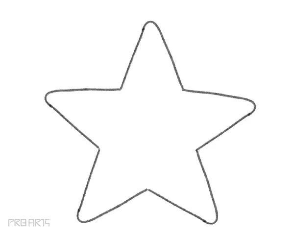 starfish drawing -step by step tutorial guide for beginners - step 16