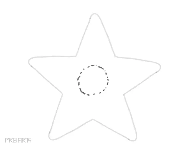 starfish drawing -step by step tutorial guide for beginners - step 17