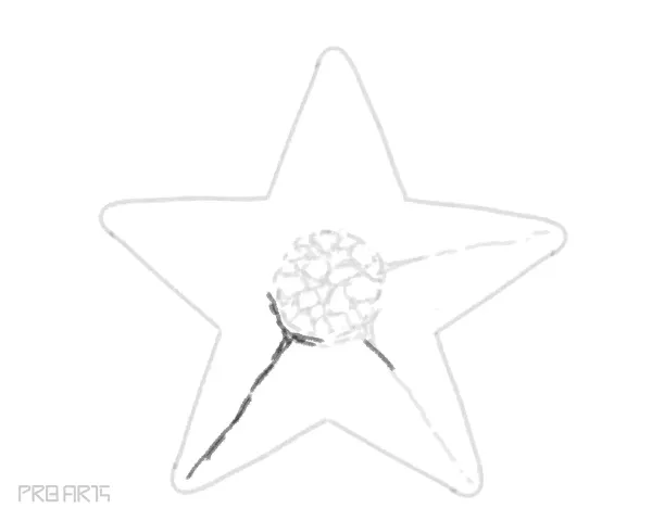 starfish drawing -step by step tutorial guide for beginners - step 21