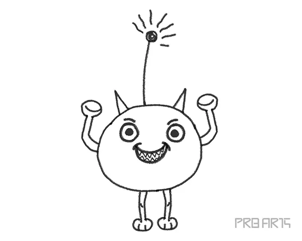 monster drawing for kids