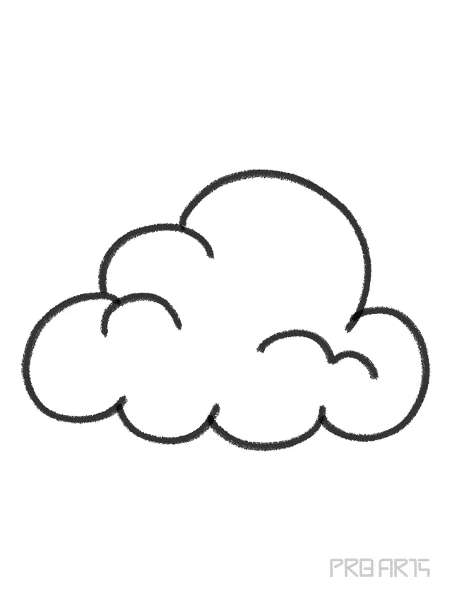 cute cloud drawing