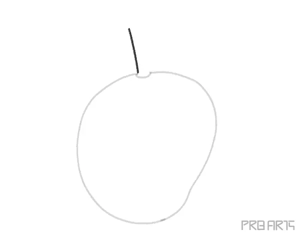 How to draw mango / LetsDrawIt