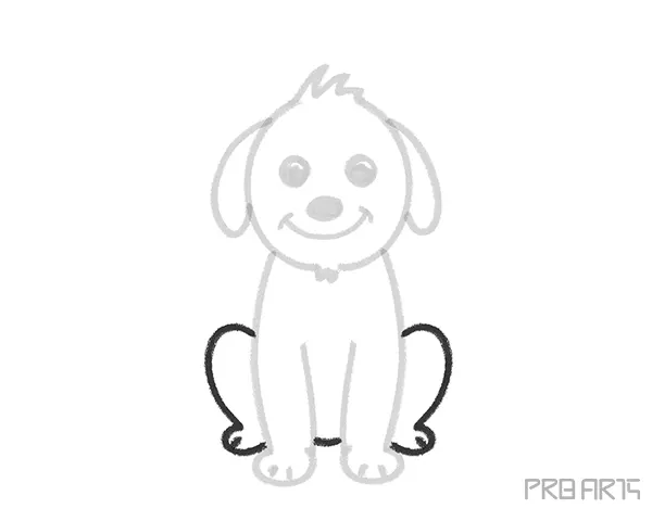 Dog Drawing - Cartoon-Style - PRB ARTS
