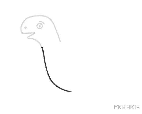 How to Draw a Funny Cartoon T-Rex Dinosaur - Step 04