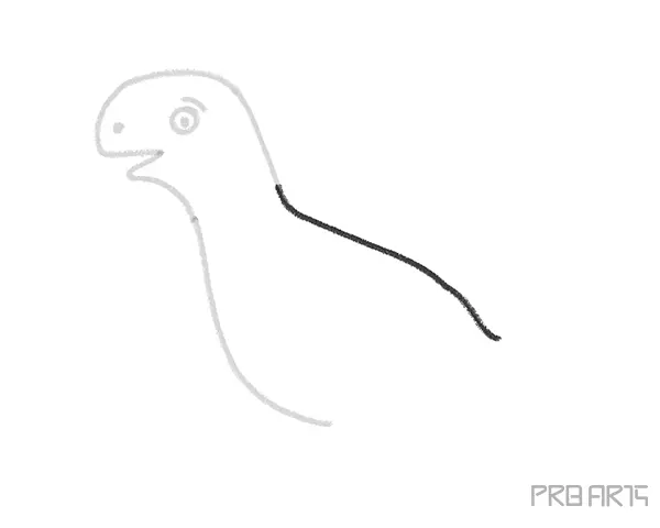 How to Draw a Funny Cartoon T-Rex Dinosaur - Step 05