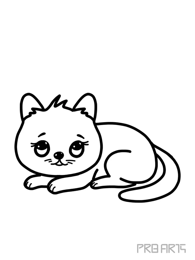 Free Cuddling Cat Kitten Feline Cute Adorable  Cute Cartoon Cat  Drawing  nohatcc
