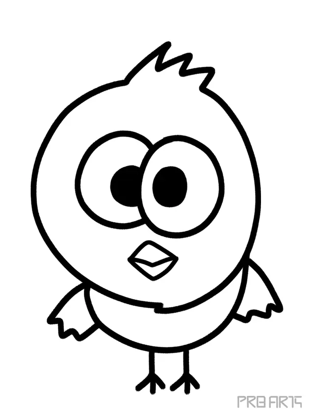 Drawing color funny bird tuccane Royalty Free Vector Image