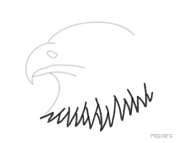learn how to draw an eagle's head with easy drawing steps this art tutorial is designed for kids and beginners - 07