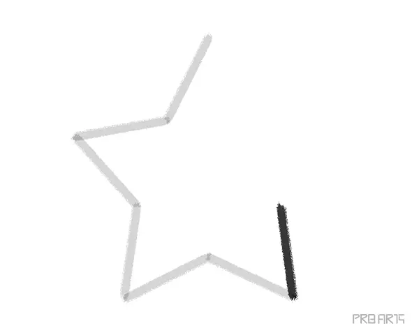 learn how to draw a cartoon-style star with eyes and smiling expression this tutorial is created for kids and beginners - step 07