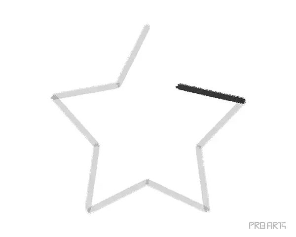 learn how to draw a cartoon-style star with eyes and smiling expression this tutorial is created for kids and beginners - step 09