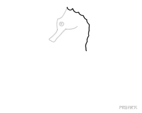 learn how to draw a cartoon-style seahorse with an easy step-by-step guide specially created for kids and beginners - 05
