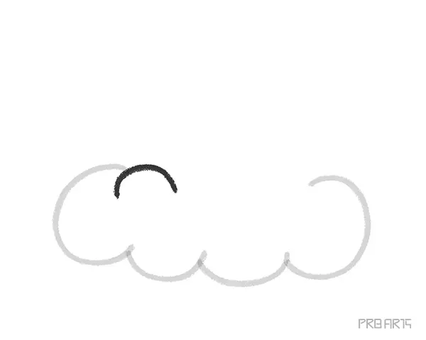 learn how to draw a cloud with simple and easy drawing steps created for kids and beginners - step 05