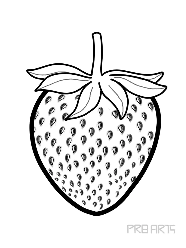 Strawberry berry fruit sketch Royalty Free Vector Image