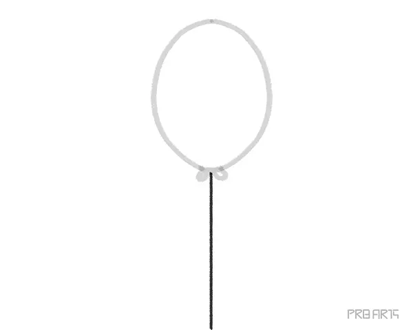 learn how to draw cartoon style balloon an easy step-by-step drawing tutorial created for kids - step 04