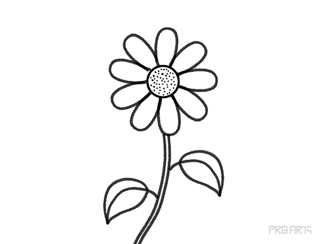 learn how to draw the daisy flower outline drawing an easy step-by-step drawing tutorial guide for kids and beginners
