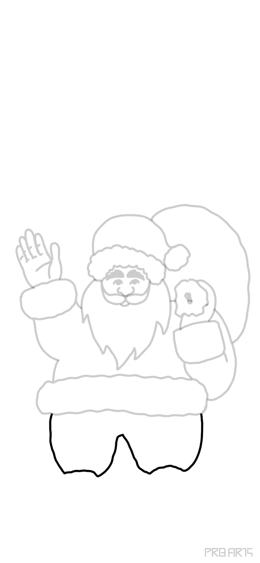 Santa Claus Sketch Vector  Photo Free Trial  Bigstock