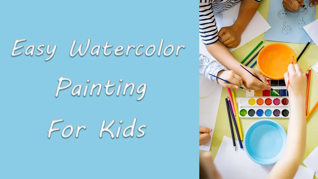 Watercolor painting is a fun and easy activity for children to enjoy. It is a medium that allows them to express their creativity and experiment with color. The paint is applied to a surface, usually paper, using a brush and water. The pigments of the paint react with the water and the fibers of the paper, creating a unique and fluid effect. Watercolor painting is a great way to introduce children to the world of art, and it can be a fun and enjoyable experience for kids of all ages. It's easy to use, non-toxic and it allows children to learn about color mixing and composition.