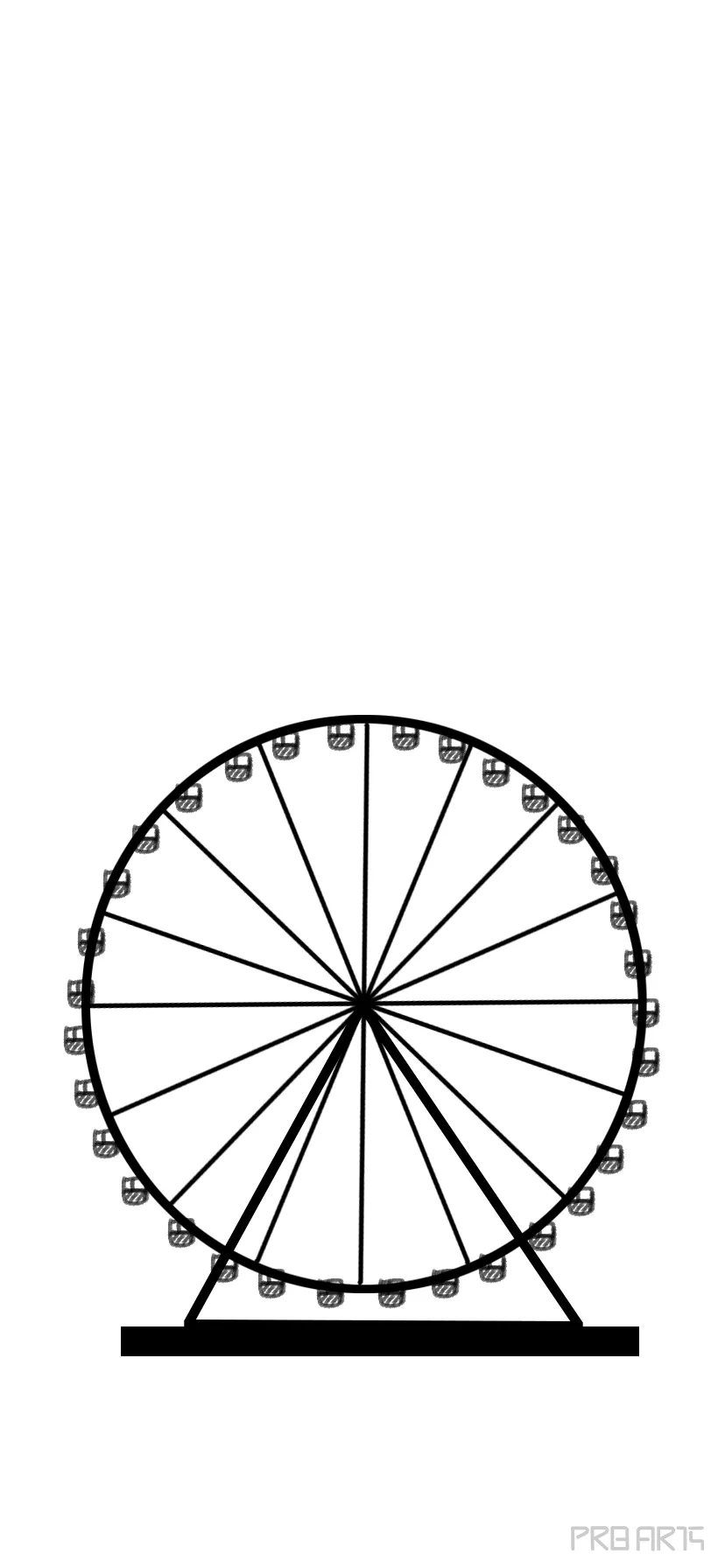 Ferris Wheel Coloring Page  Easy Drawing Guides