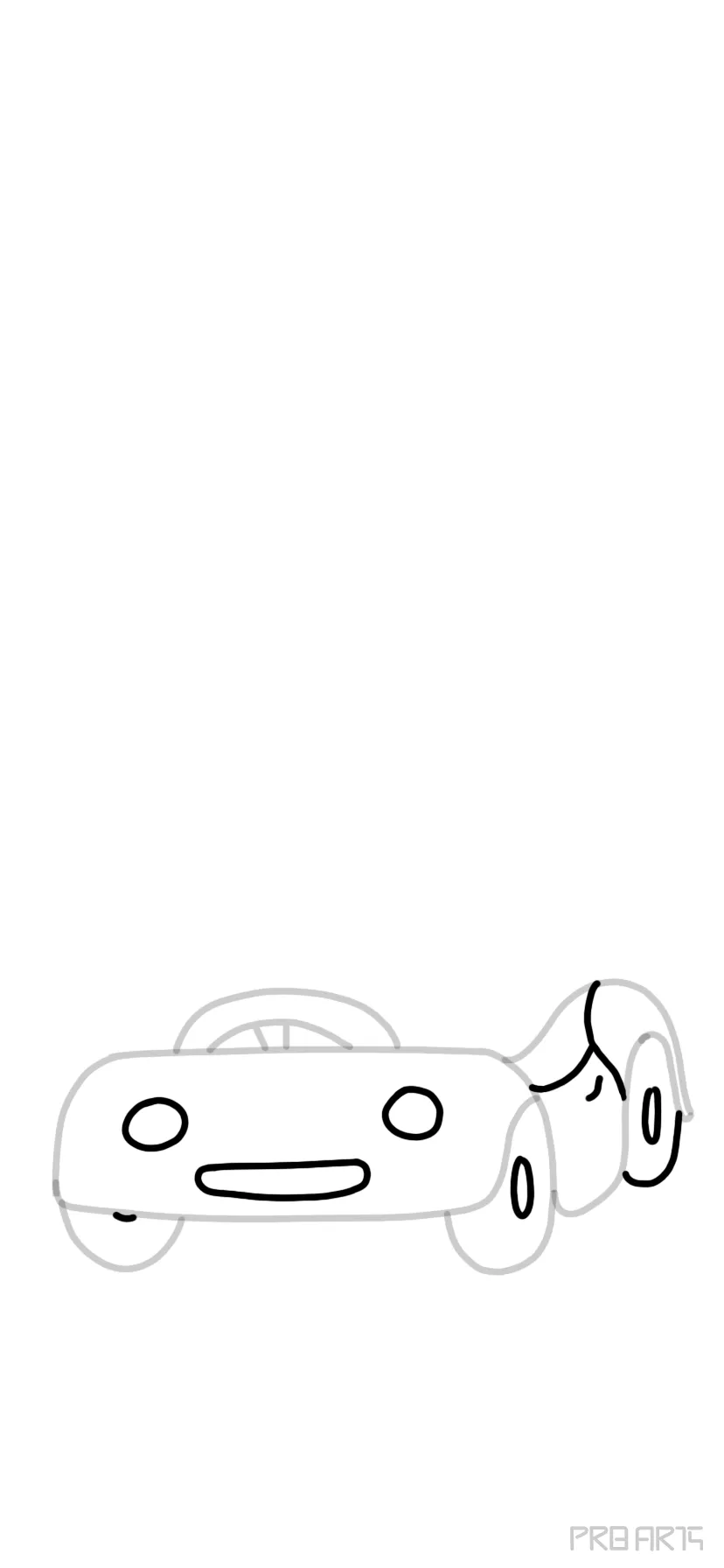 Doodle car. Funny sketch scribble style. Hand drawn toy car vector  illustration Stock Vector Image & Art - Alamy