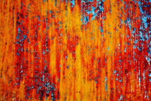 An electrifying and dynamic abstract composition titled 'Abstract Blaze.' Vibrant hues of orange, red, and yellow blend together in a mesmerizing display, resembling the energetic and chaotic dance of flames. The intricate patterns and bold strokes create a visually intense experience, capturing the essence of a blazing, abstract fire.